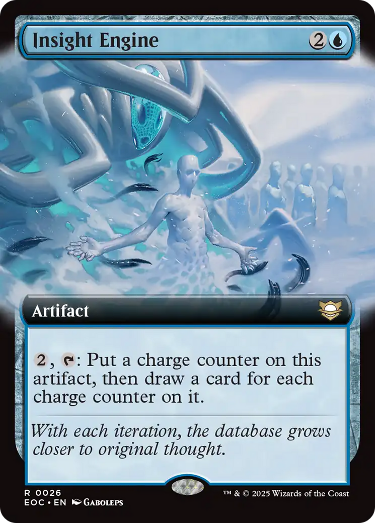 Insight Engine (Extended Art) [Edge of Eternities Commander] | Galaxy Games LLC