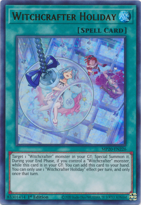 Witchcrafter Holiday [MP20-EN226] Ultra Rare | Galaxy Games LLC