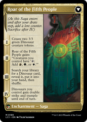 Huatli, Poet of Unity // Roar of the Fifth People [The Lost Caverns of Ixalan] | Galaxy Games LLC