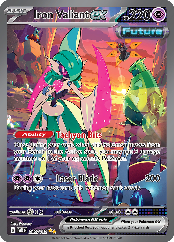 Iron Valiant ex (249/182) [Scarlet & Violet: Paradox Rift] | Galaxy Games LLC