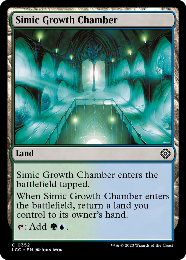 Simic Growth Chamber [The Lost Caverns of Ixalan Commander] | Galaxy Games LLC