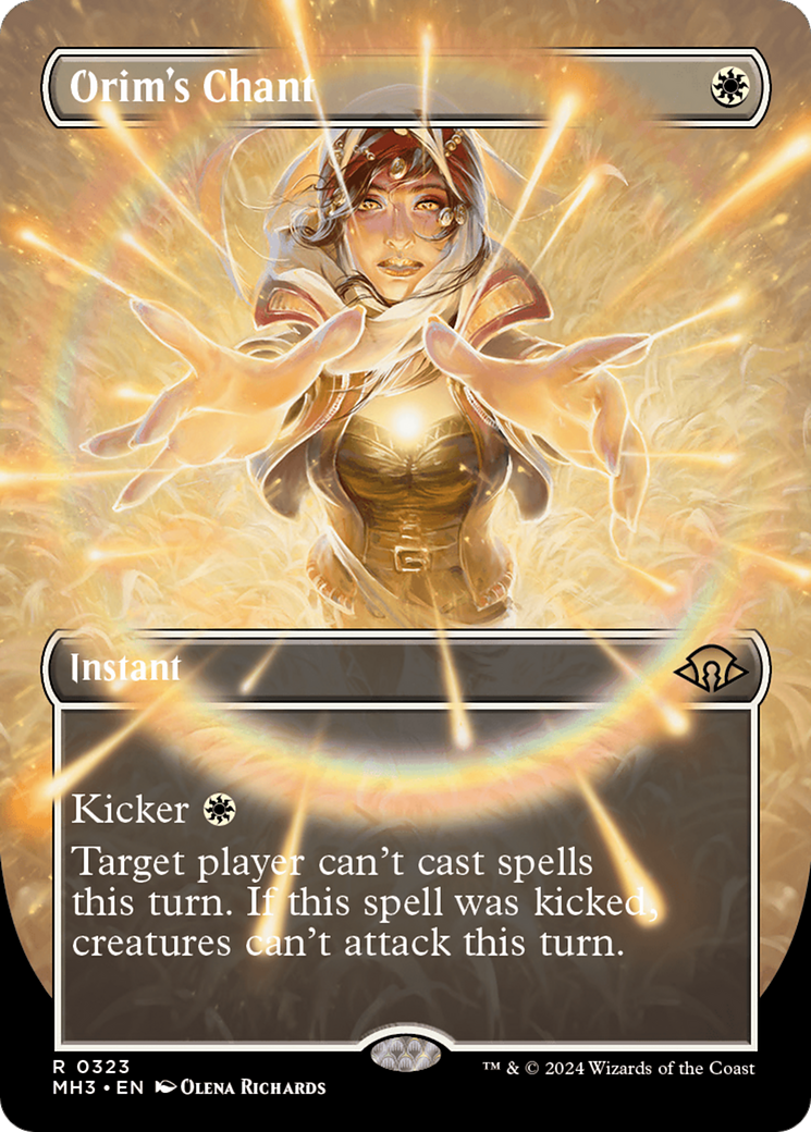 Orim's Chant (Borderless) [Modern Horizons 3] | Galaxy Games LLC