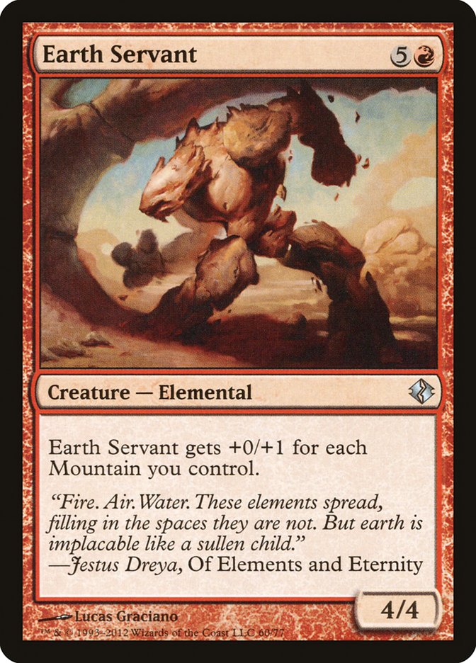 Earth Servant [Duel Decks: Venser vs. Koth] | Galaxy Games LLC