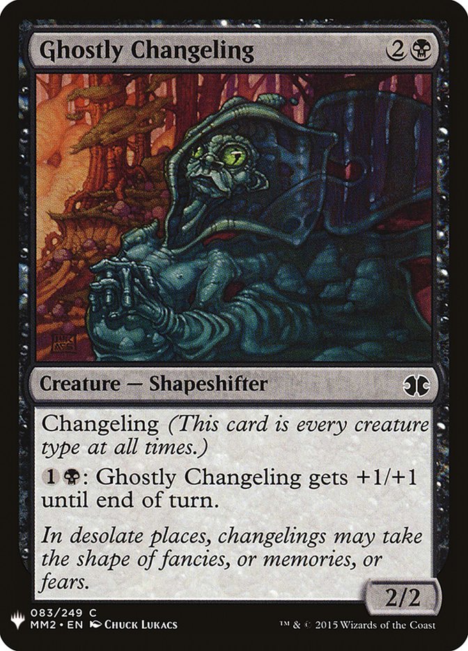 Ghostly Changeling [Mystery Booster] | Galaxy Games LLC