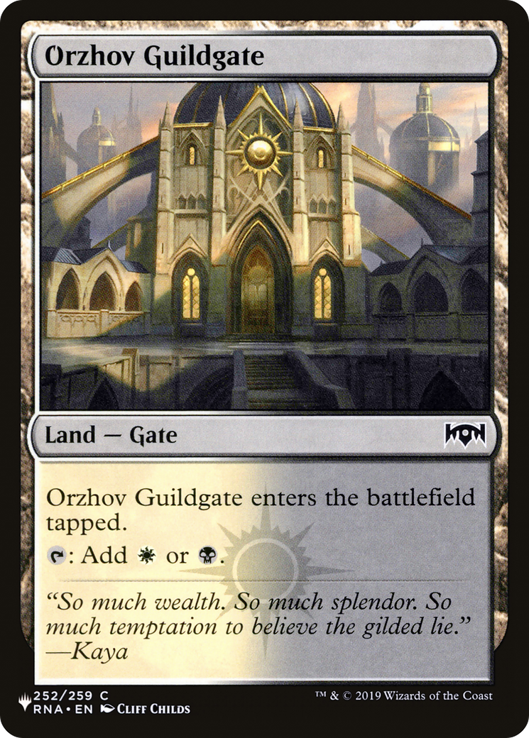 Orzhov Guildgate [The List] | Galaxy Games LLC