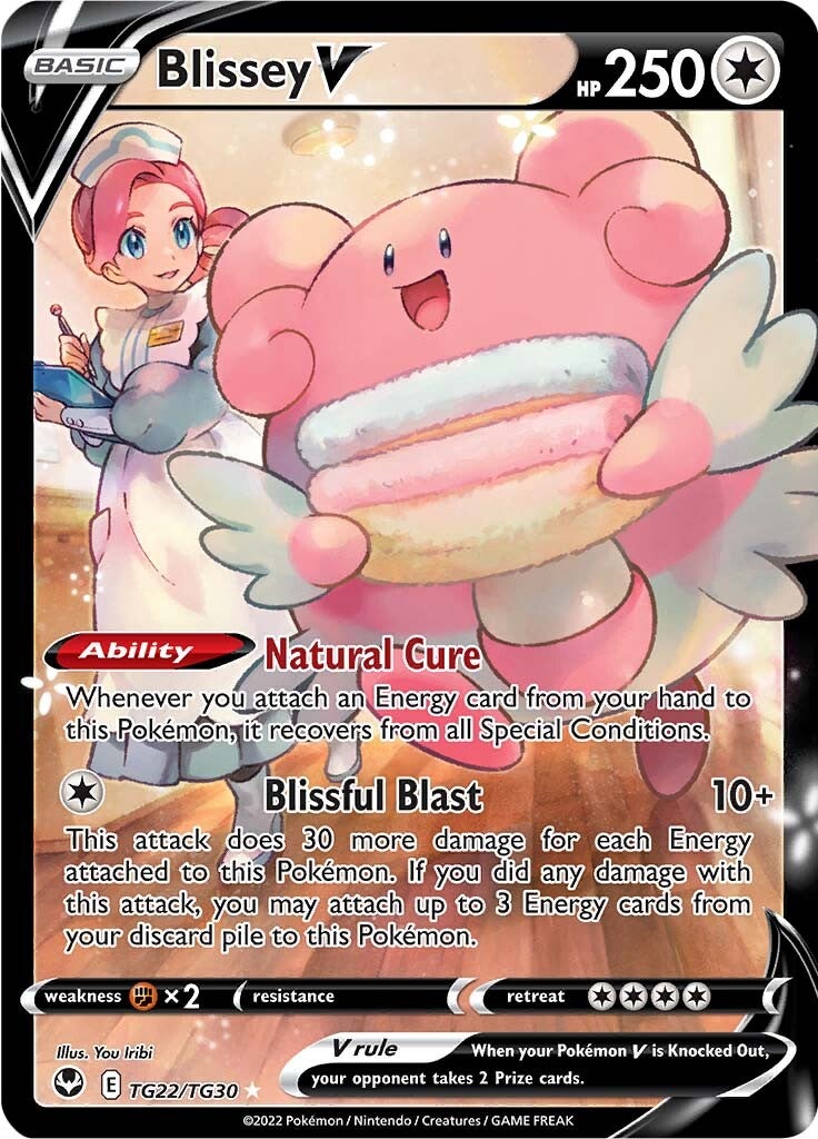 Blissey V (TG22/TG30) [Sword & Shield: Silver Tempest] | Galaxy Games LLC