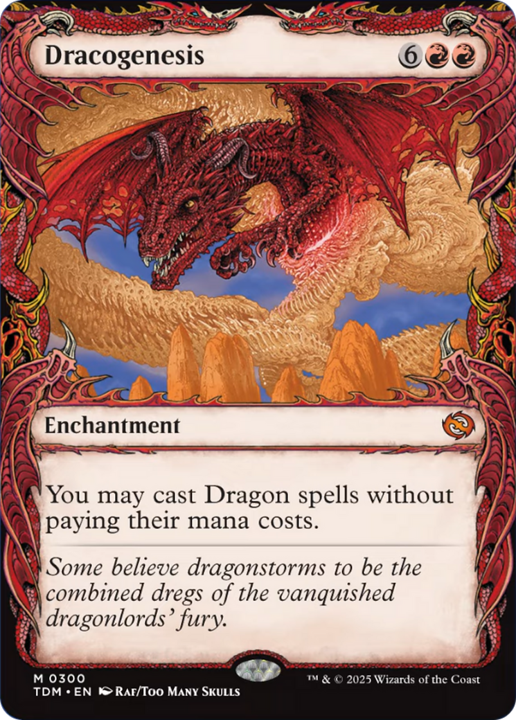 Dracogenesis (0300) (Showcase) [Tarkir: Dragonstorm] | Galaxy Games LLC