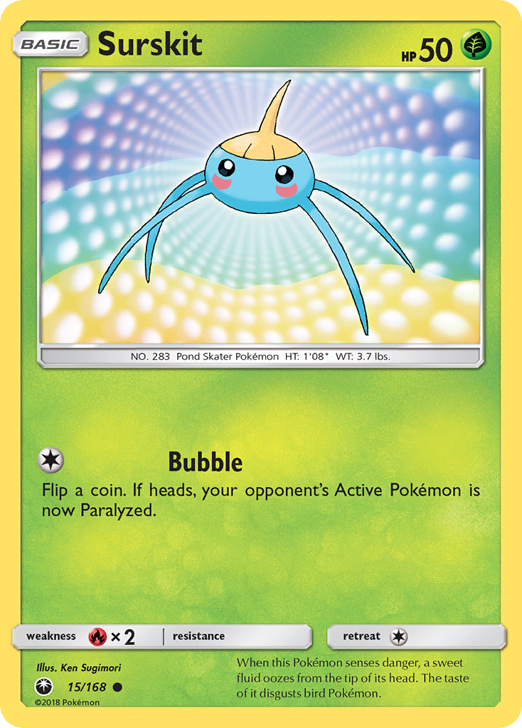 Surskit (15/168) [Sun & Moon: Celestial Storm] | Galaxy Games LLC