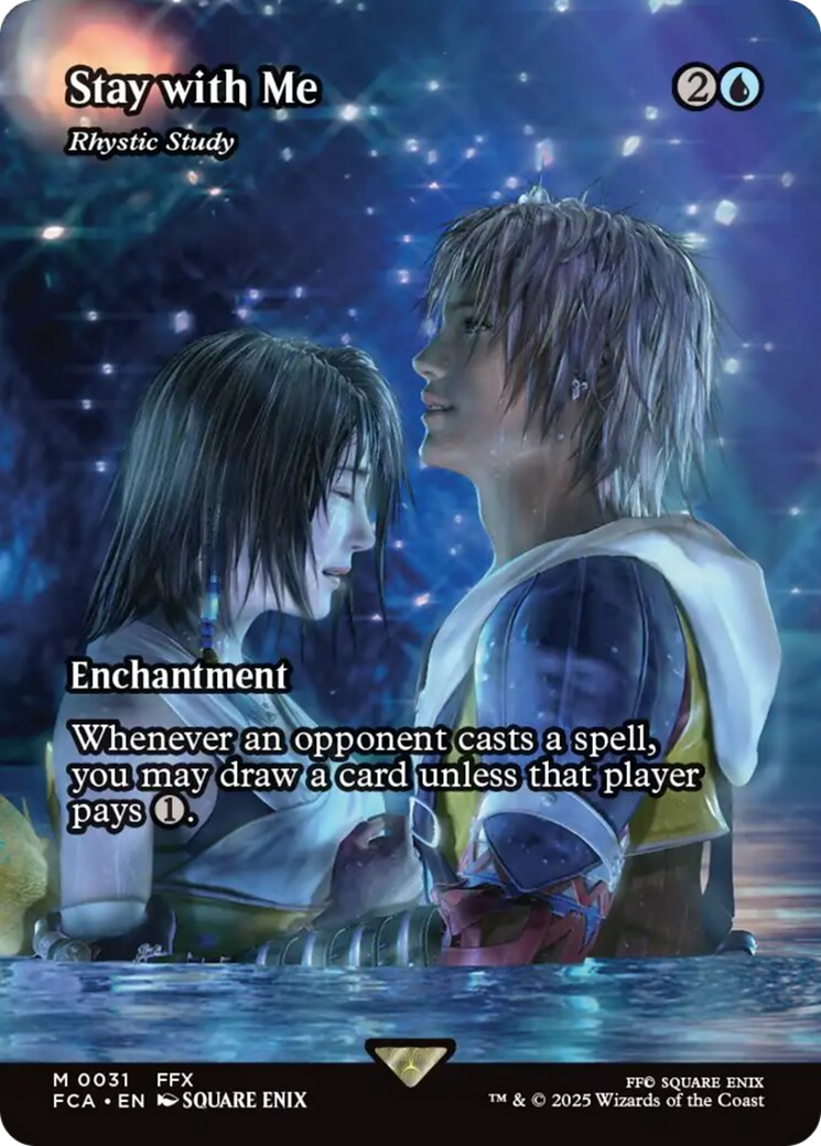Stay with Me - Rhystic Study (Showcase) [FINAL FANTASY : Through the Ages] | Galaxy Games LLC