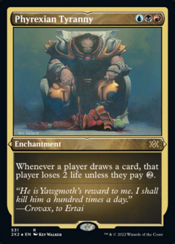 Phyrexian Tyranny (Foil Etched) [Double Masters 2022] | Galaxy Games LLC