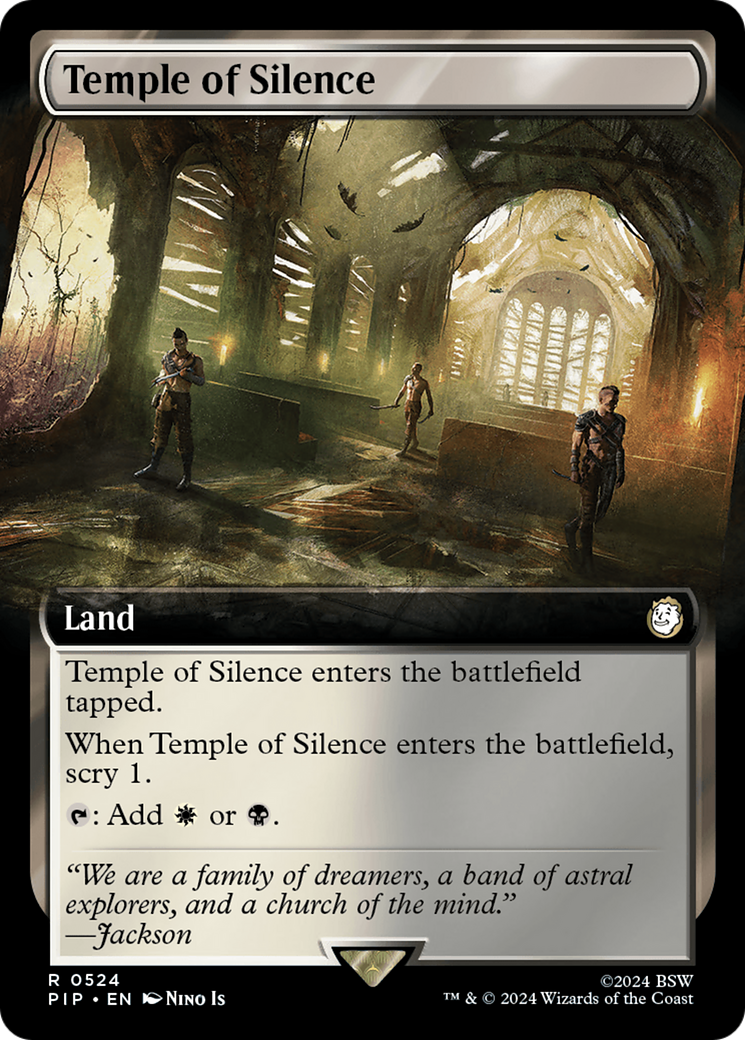 Temple of Silence (Extended Art) [Fallout] | Galaxy Games LLC