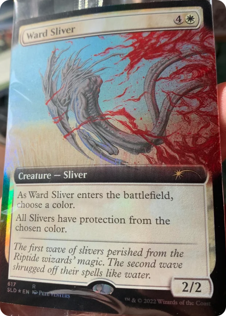 Ward Sliver (Extended Art) [Secret Lair Drop Promos] | Galaxy Games LLC