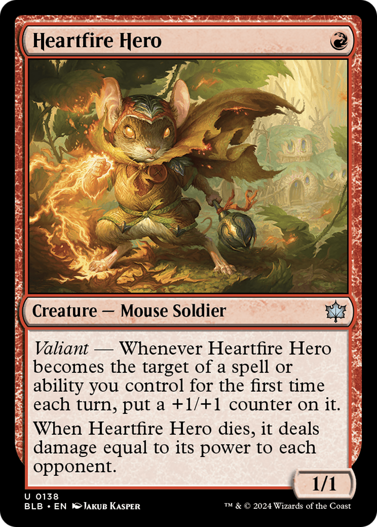 Heartfire Hero [Bloomburrow] | Galaxy Games LLC