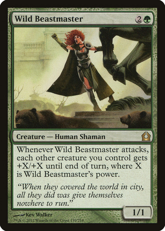 Wild Beastmaster [Return to Ravnica] | Galaxy Games LLC