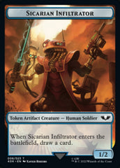 Soldier (003) // Sicarian Infiltrator Double-Sided Token [Warhammer 40,000 Tokens] | Galaxy Games LLC