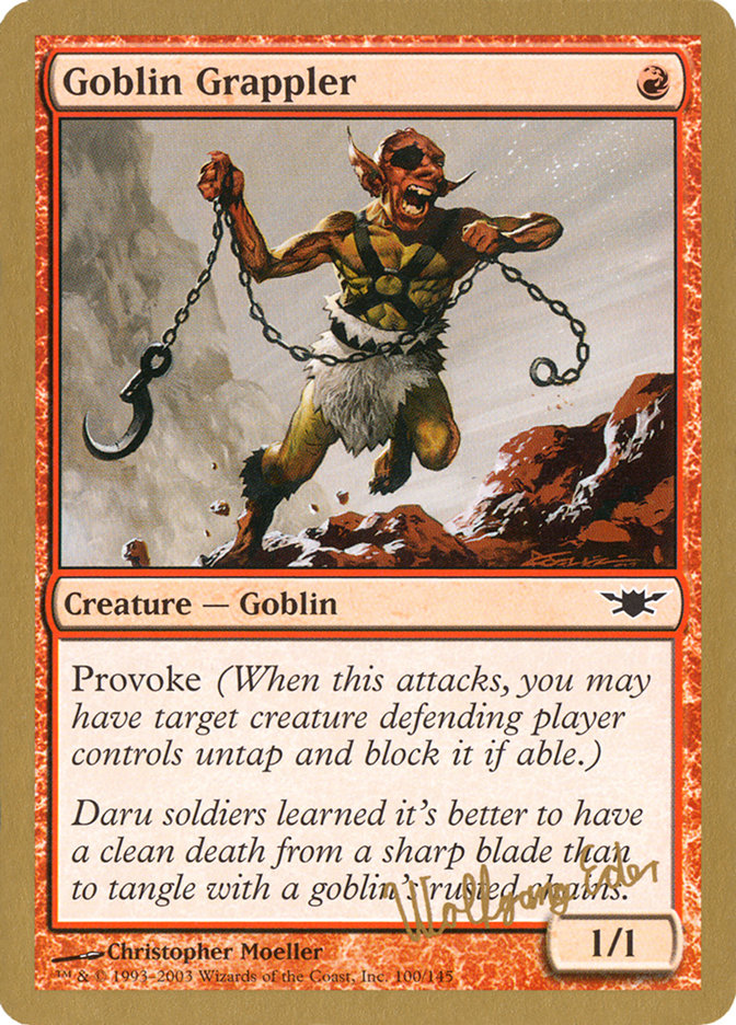 Goblin Grappler (Wolfgang Eder) [World Championship Decks 2003] | Galaxy Games LLC