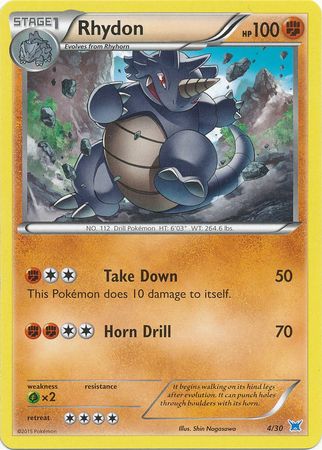 Rhydon (4/30) [XY: Trainer Kit 2 - Latios] | Galaxy Games LLC