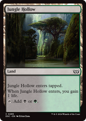 Jungle Hollow [Duskmourn: House of Horror Commander] | Galaxy Games LLC