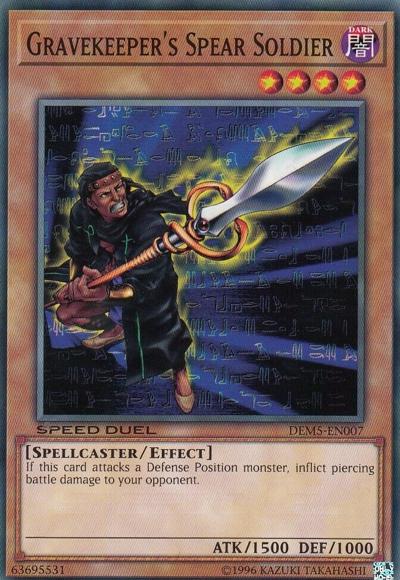 Gravekeeper's Spear Soldier [DEM5-EN007] Common | Galaxy Games LLC