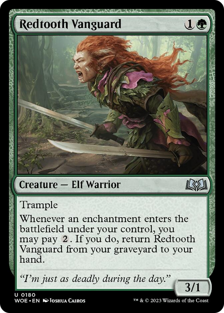 Redtooth Vanguard [Wilds of Eldraine] | Galaxy Games LLC