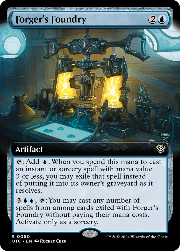 Forger's Foundry (Extended Art) [Outlaws of Thunder Junction Commander] | Galaxy Games LLC