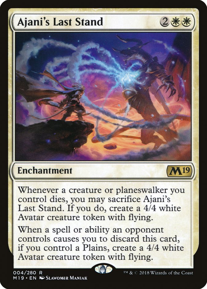 Ajani's Last Stand [Core Set 2019] | Galaxy Games LLC