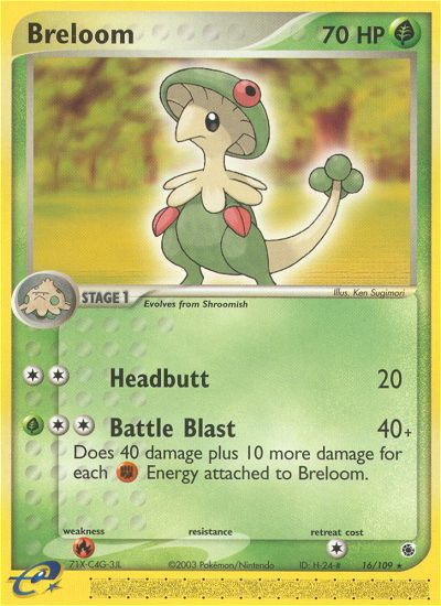 Breloom (16/109) [EX: Ruby & Sapphire] | Galaxy Games LLC