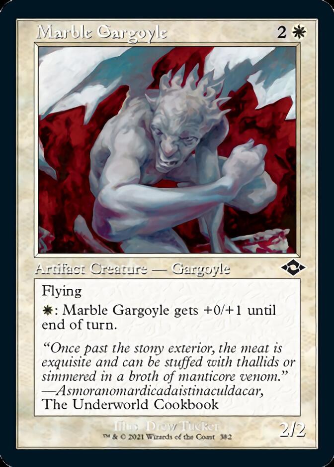 Marble Gargoyle (Retro Foil Etched) [Modern Horizons 2] | Galaxy Games LLC