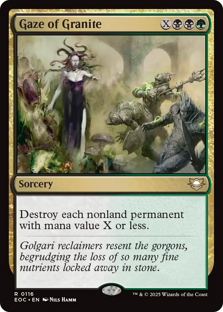 Gaze of Granite [Edge of Eternities Commander] | Galaxy Games LLC