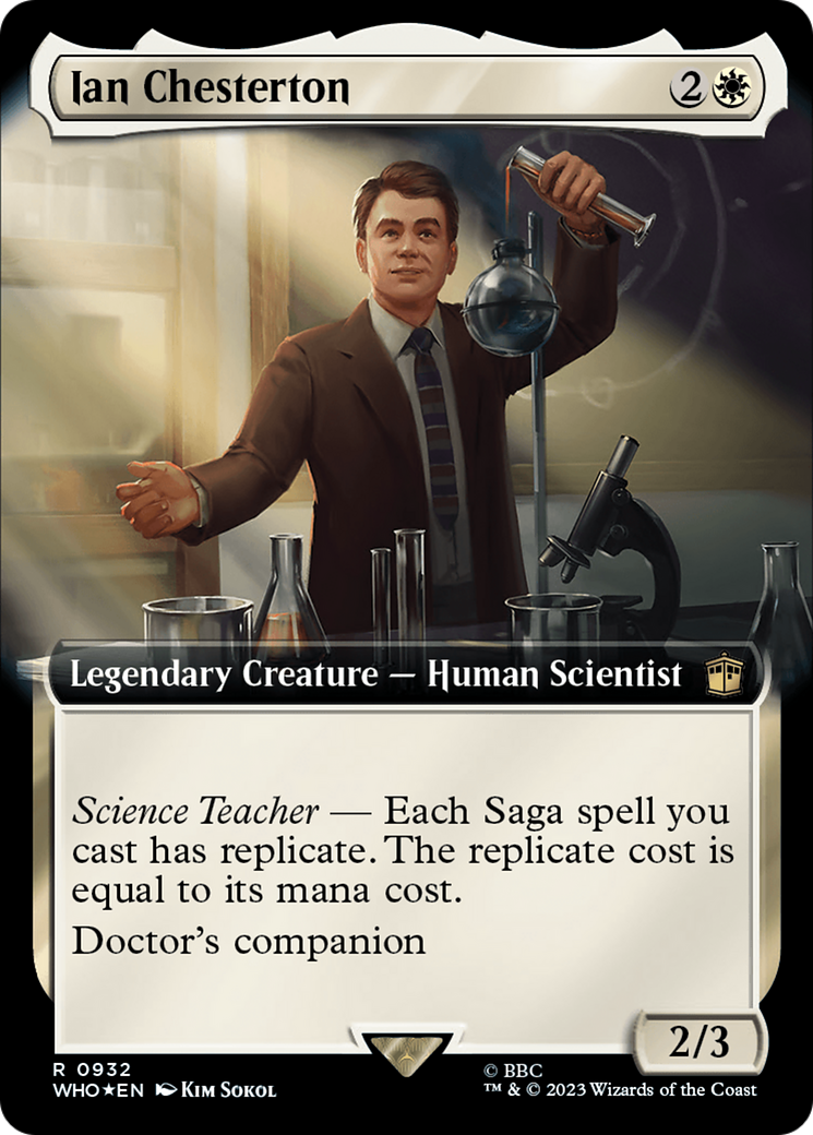 Ian Chesterton (Extended Art) (Surge Foil) [Doctor Who] | Galaxy Games LLC