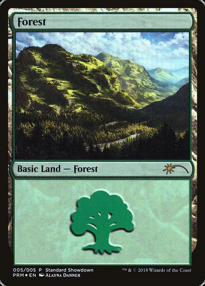 Forest (Alayna Danner) [Standard Showdown Promos] | Galaxy Games LLC