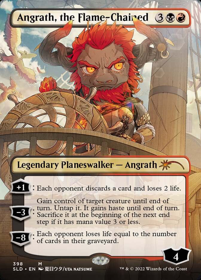 Angrath, the Flame-Chained (Borderless) [Secret Lair Drop Series] | Galaxy Games LLC