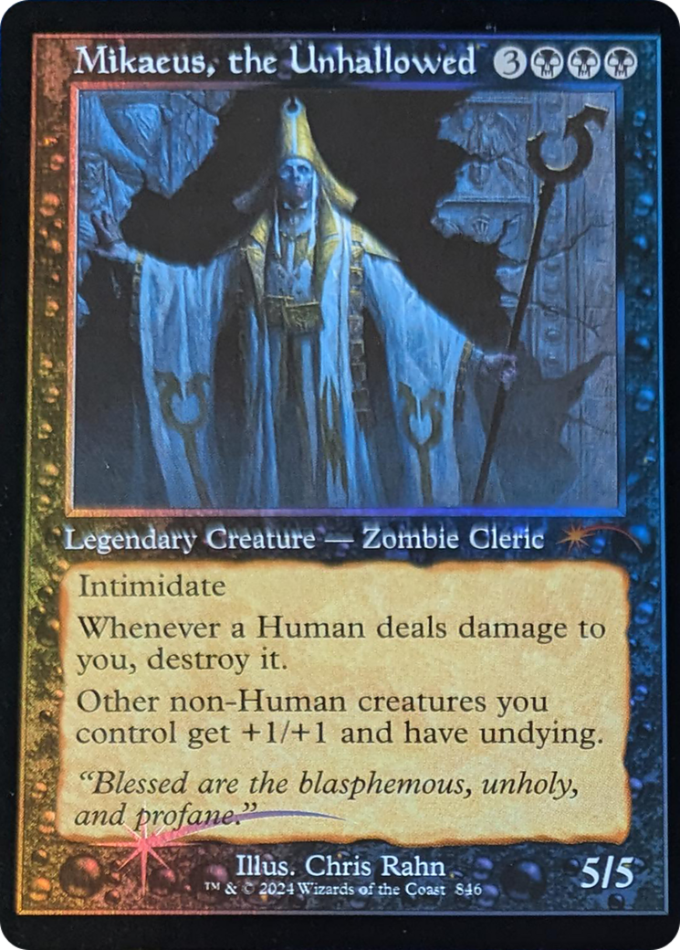 Mikaeus, the Unhallowed (Retro Frame) [Secret Lair Drop Series] | Galaxy Games LLC