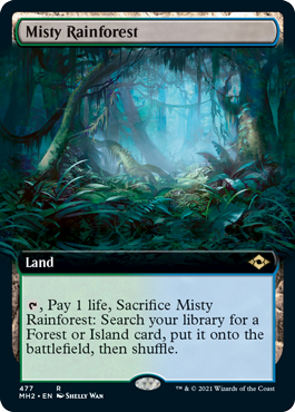 Misty Rainforest (Extended Art) [Modern Horizons 2] | Galaxy Games LLC