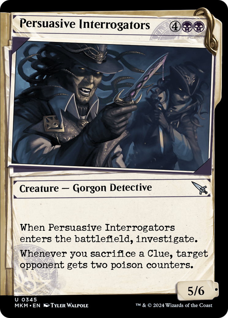 Persuasive Interrogators (Showcase) [Murders at Karlov Manor] | Galaxy Games LLC