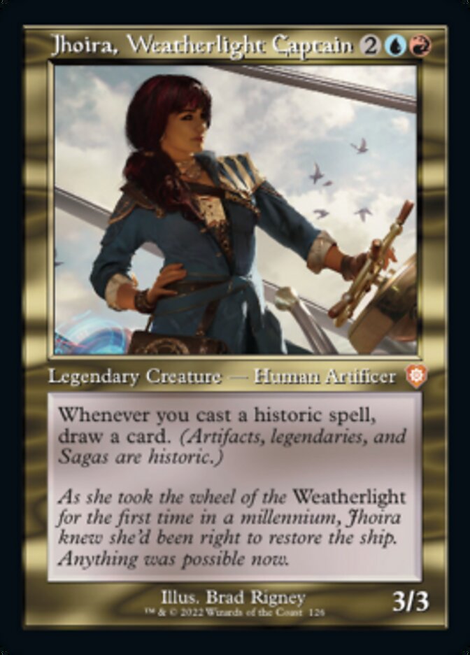 Jhoira, Weatherlight Captain (Retro) [The Brothers' War Commander] | Galaxy Games LLC