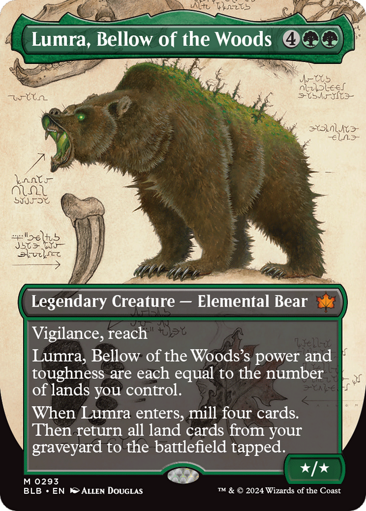 Lumra, Bellow of the Woods (Borderless) (0293) [Bloomburrow] | Galaxy Games LLC