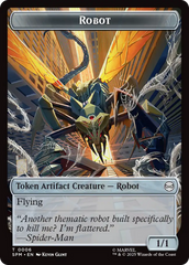 Food // Robot Double-Sided Token [Marvel's Spider-Man Tokens] | Galaxy Games LLC