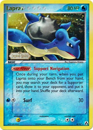 Lapras (8/92) (Stamped) [EX: Legend Maker] | Galaxy Games LLC