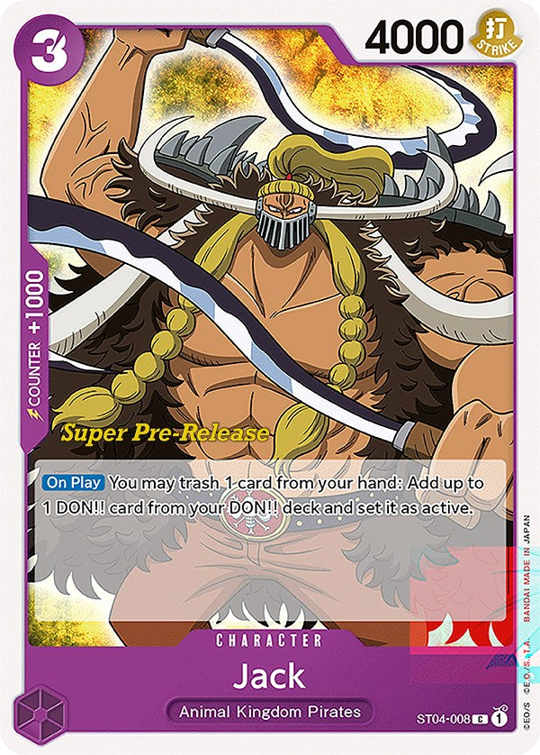 Jack [Super Pre-Release Starter Deck: Animal Kingdom Pirates] | Galaxy Games LLC