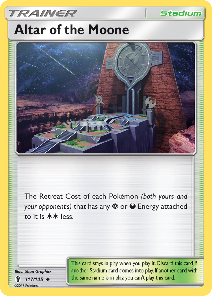 Altar of the Moone (117/145) [Sun & Moon: Guardians Rising] | Galaxy Games LLC