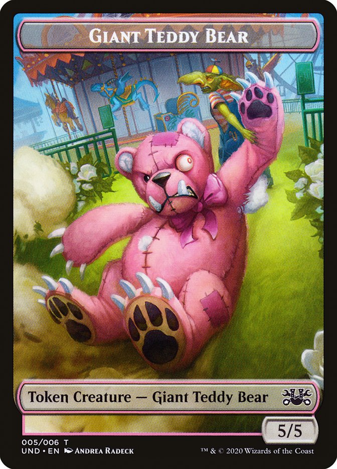 Goblin // Giant Teddy Bear Double-Sided Token [Unsanctioned Tokens] | Galaxy Games LLC