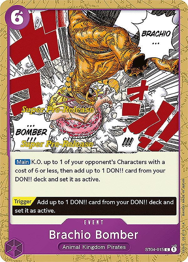 Brachio Bomber [Super Pre-Release Starter Deck: Animal Kingdom Pirates] | Galaxy Games LLC