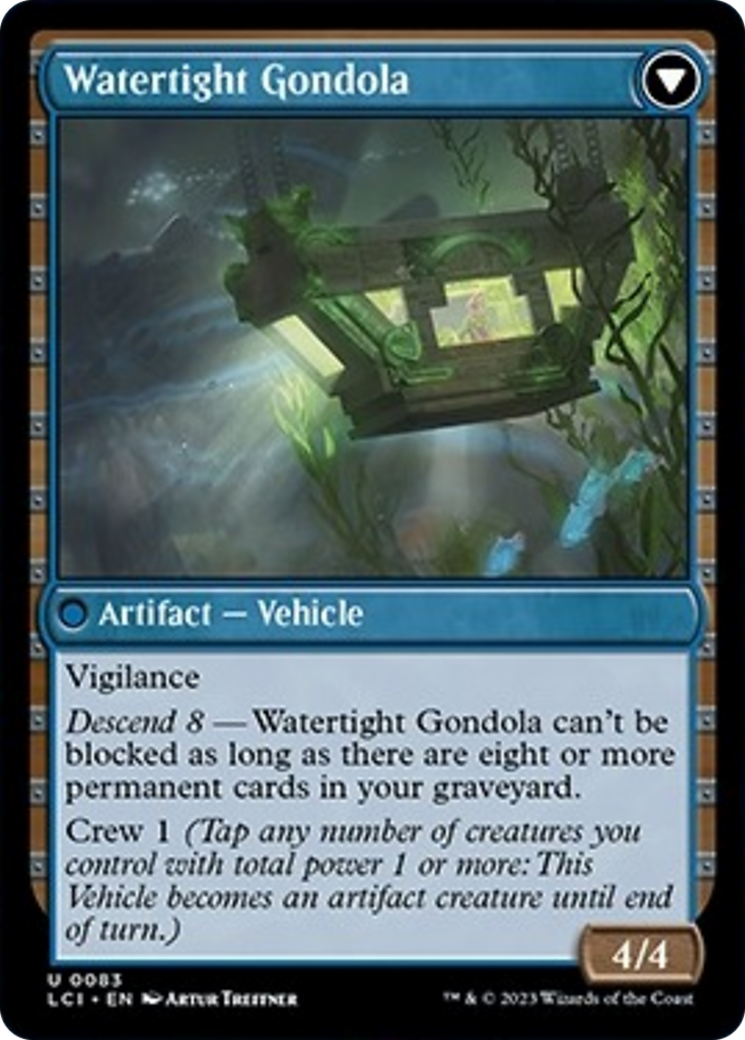 Waterlogged Hulk // Watertight Gondola [The Lost Caverns of Ixalan] | Galaxy Games LLC