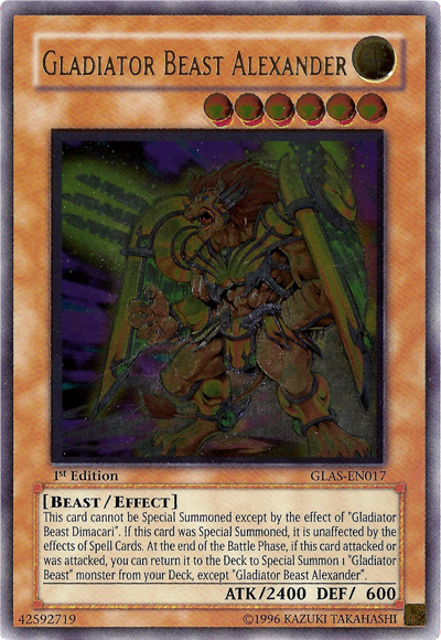 Gladiator Beast Alexander [GLAS-EN017] Ultimate Rare | Galaxy Games LLC