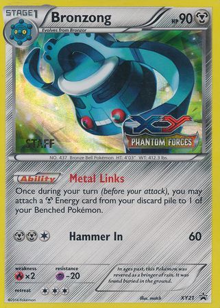 Bronzong (XY21) (Staff) [XY: Black Star Promos] | Galaxy Games LLC