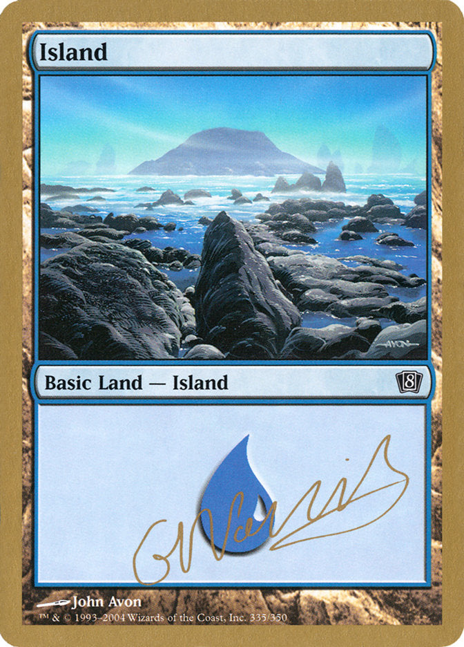 Island (gn335) (Gabriel Nassif) [World Championship Decks 2004] | Galaxy Games LLC