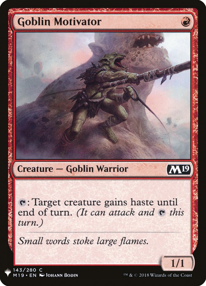Goblin Motivator [Mystery Booster] | Galaxy Games LLC