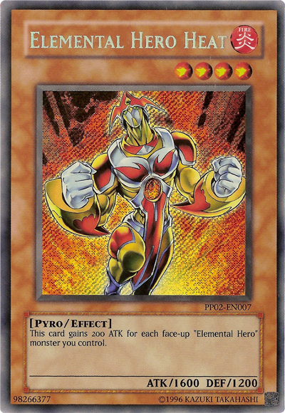 Elemental HERO Heat [PP02-EN007] Secret Rare | Galaxy Games LLC