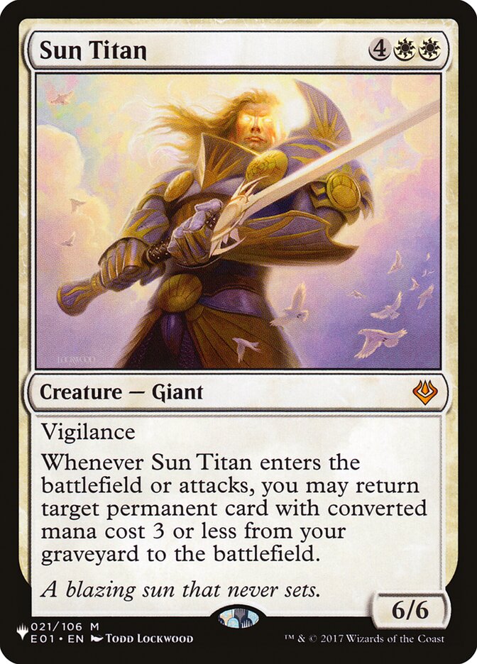 Sun Titan [The List] | Galaxy Games LLC